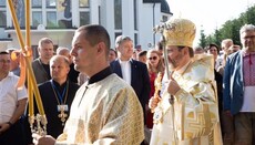 «Отцы Томоса» помолились с униатами в Зарванице