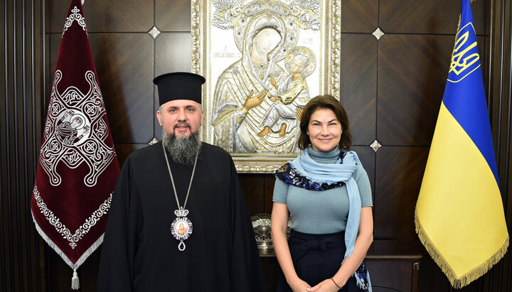 Єпіфаній Думенко та Ірина Венедіктова. Фото: pomisna.info