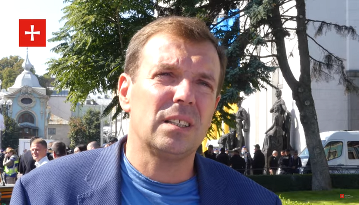 Депутат Верховной Рады Николай Скорик. Фото: скриншот видео youtube-канала «Перший козацький».