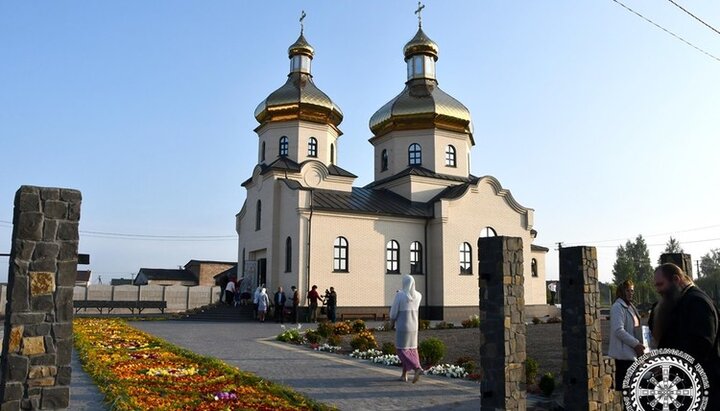 Храм УПЦ на честь мучениць Віри, Надії, Любові і матері їхньої Софії у селі Раків Ліс. Фото: pravoslavna.volyn.ua