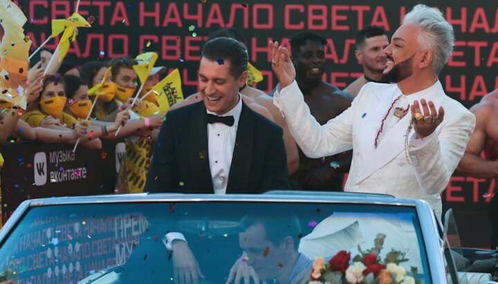 Кадр из июньской программы «Премия Муз-ТВ 20/21. Начало света». Фото: super.ru