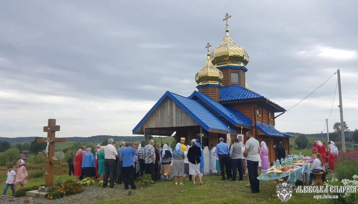 Храм в селе Верхняя Яблонька. Фото: пресс-служба Львовской епархии
