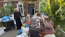 Допомогу для Святогірської лаври доставили з Одеської єпархії у Краматорськ