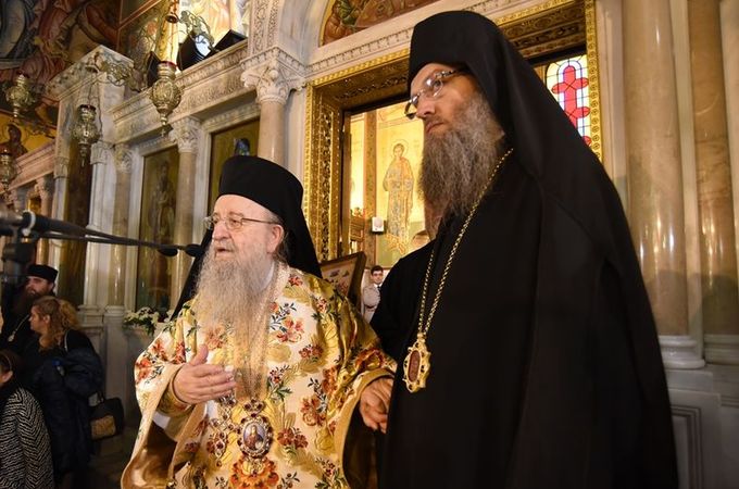 Архиепископ Лука (Коваленко) принял участие в Божественной литургии в Салониках (ФОТО)