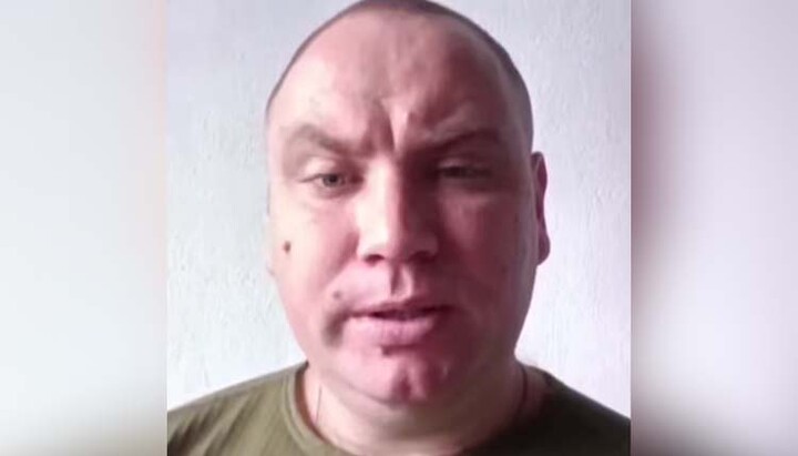 Младший сержант ВСУ Михаил. Фото: скриншот видео ФБ-страницы о. Андрея Пальчука
