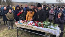 В Сумській єпархії відспівали загиблого на війні сина священника УПЦ