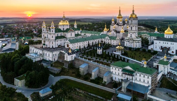 Почаевская лавра. Фото: страница «Почаевский паломник» в Facebook
