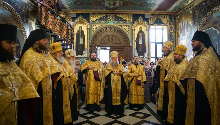 Богослужение в Киево-Печерской лавре. Фото: lavra.ua