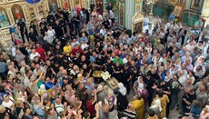 У Нетішині натовп захопив собор УПЦ