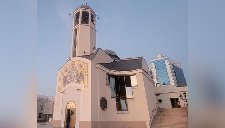 Миколаївський храм УПЦ в Одесі. Фото: телеграм-канал «Политика Страны»