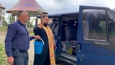 Община УПЦ на Буковине передала батальону теробороны ВСУ микроавтобус