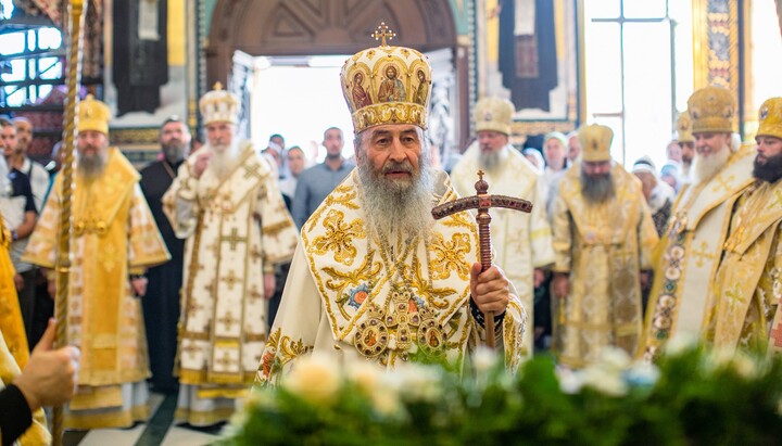 Предстоятель УПЦ Блаженніший Митрополит Онуфрій. Фото: facebook.com/MitropolitAntoniy