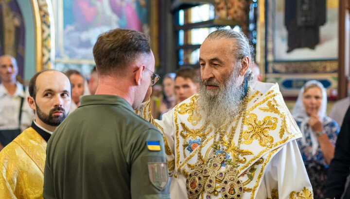 Предстоятель УПЦ Блаженніший Митрополит Онуфрій. Фото: news.church.ua