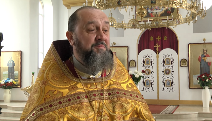 Заборонений у служінні протоієрей Олександр Колб. Фото: «12 канал»