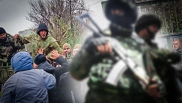 При захватах храмов все больше используют людей в форме. Фото: СПЖ