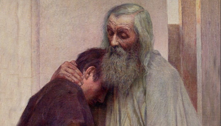 Повернення блудного сина. Фрагмент. Ежен Бернан (1850–1921). Фото: wikimedia.org