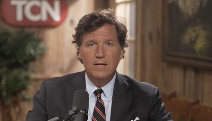 Такер Карлсон. Фото: скриншот twitter.com/TuckerCarlson