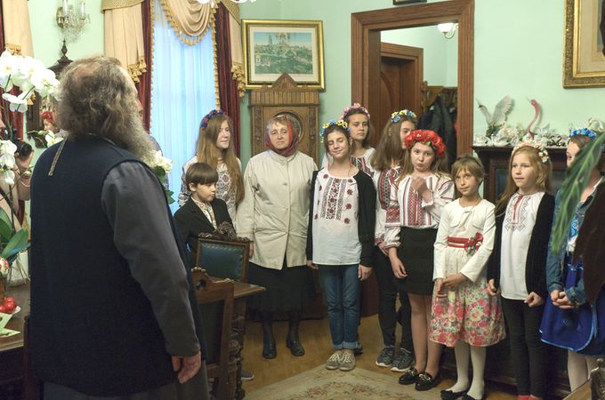 Children from the children’s home and social project
