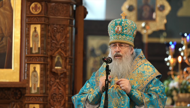 Митрополит Арсеній. Фото: скриншот ютуб-каналу Святогірської лаври