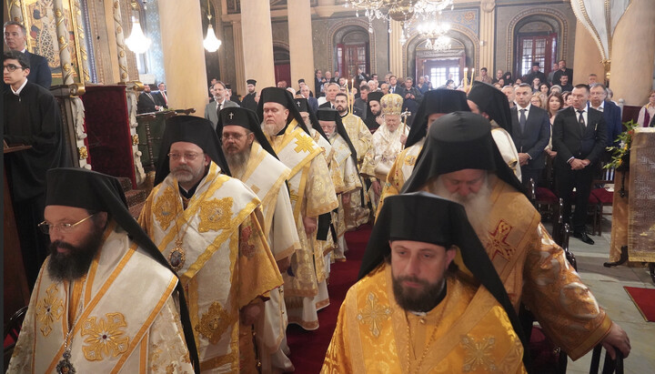 Служба в Стамбулі за участю «ієрархів» ПЦУ. Фото: ec-patr.org