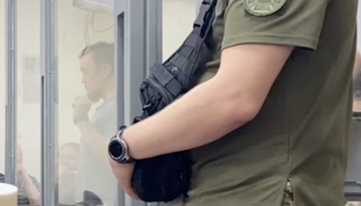 Протоієрей Сергій Чертилін на суді. Фото: СПЖ