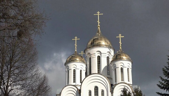 Кафедральний собор УПЦ у Тернополі. Фото: Суспільне Тернопіль