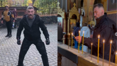 Виривав хоругви і бив людей, – у Мережі показали «вірянина» ПЦУ в Черкасах