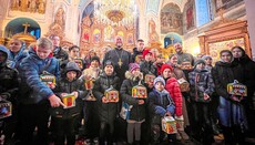В Киеве Соцотдел УПЦ поздравил с Рождеством детей-сирот и их опекунов