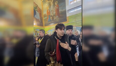 В Комаровцах клирики ПЦУ устроили в храме провокацию на отпевании военного
