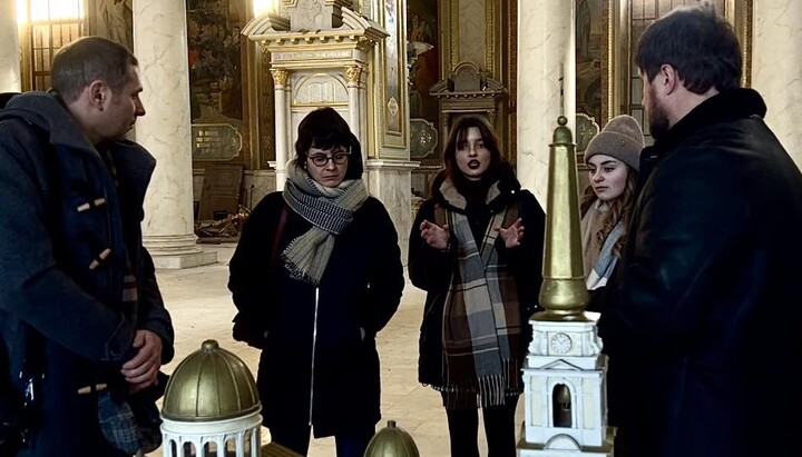 UNESCO delegation at the UOC Cathedral in Odesa. Photo: Odesa Eparchy