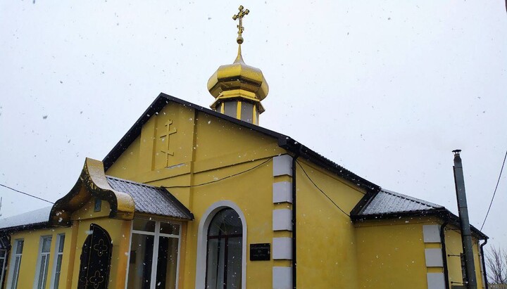 Крестовоздвиженский храм села Богатырь Донецкой области до разрушения. Фото: Покровское викариатство