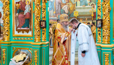 У Києво-Печерській лаврі Блаженніший висвятив студента КДА у диякона