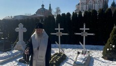 Блаженніший Онуфрій помолився за воїнів-захисників у Феофанії