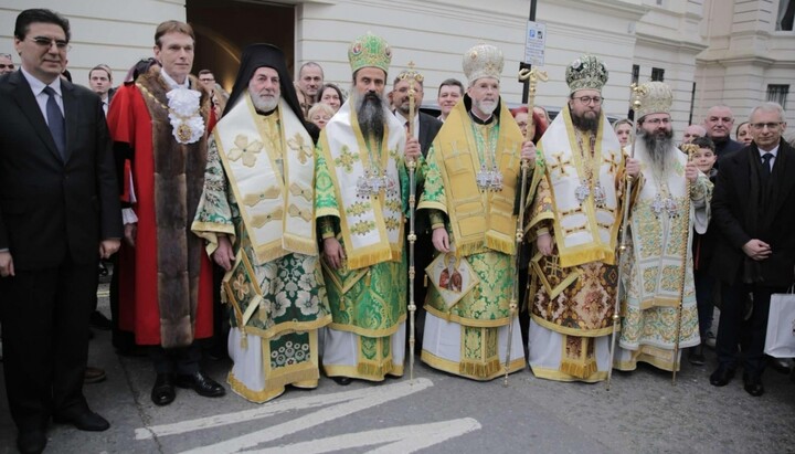 Ієрархи Болгарської Церкви в Лондоні. Фото: сайт Болгарської Церкви