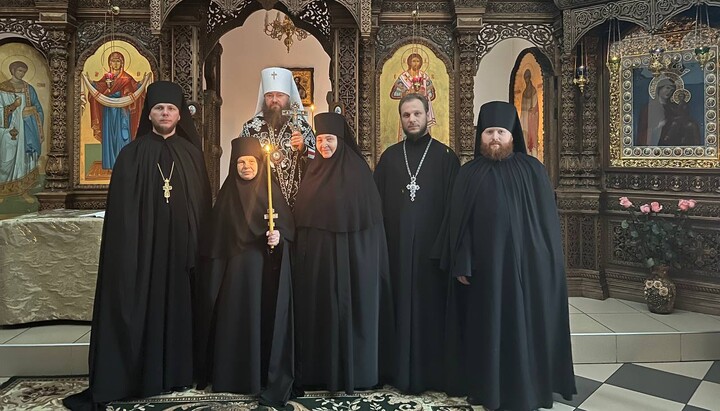В храмі комплексу Миколаївського кафедрального собору м. Каменське відбувся монаший постриг. Фото: Кам'янська єпархія