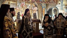 Патріархи Єрусалима та Сербії звершили Літургію в Храмі Гробу Господнього