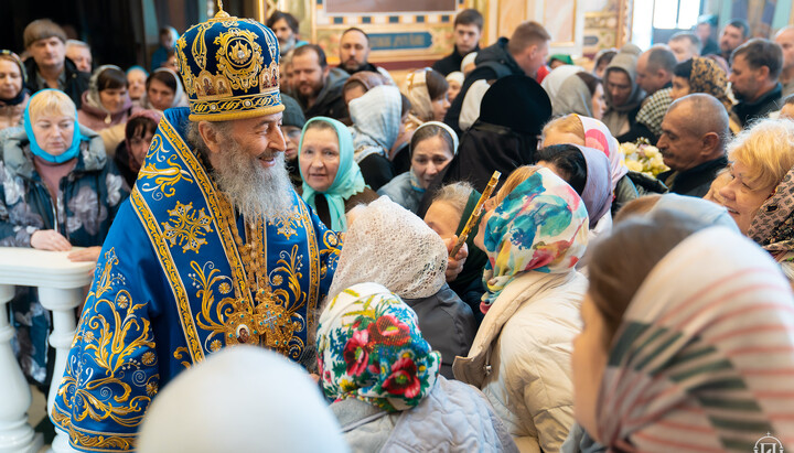 Блаженніший Митрополит Онуфрій у Києво-Печерській лаврі. Фото: УПЦ