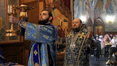 В прифронтовій Костянтинівці ієрарх УПЦ звершив Літургію на Благовіщення