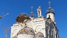 СМІ опублікували фото зруйнованого від обстрілів храму УПЦ в Константинівці