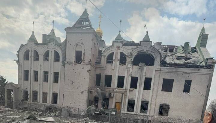 Головний храм і управління Покровського вікаріатства УПЦ. Фото: t.me/pokrovvicariate