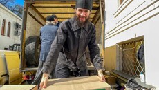 Православні Буковини привезли в Святогірську лавру продукти перед Пасхою