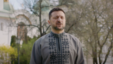 Зеленський записав пасхальне звернення до українського народу