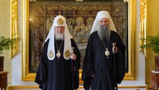 Патріархи Порфирій і Кирил обговорили в Москві загальноправославну єдність