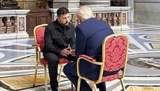 Зеленський назвав зустріч з Трампом на похоронах папи «символічною»