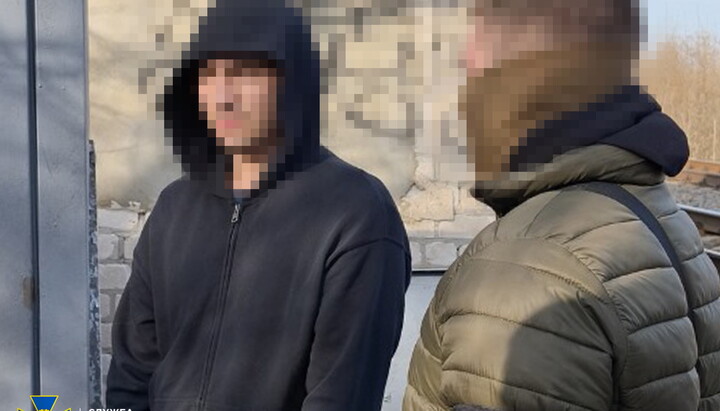 Задержание 14-летнего подростка в Кривом Роге. Фото: СБУ