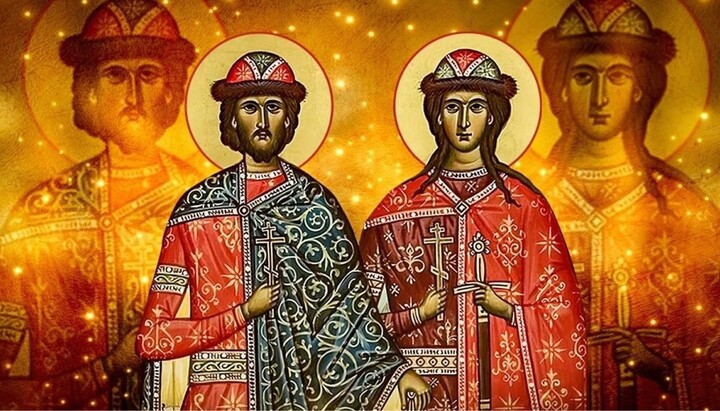 Holy Princes Boris and Gleb. Collage: UNIAN