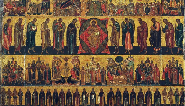 Икона Всех святых. Фото открытые источники