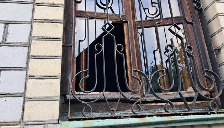 Свято-Троїцький храм УПЦ Кременчука постраждав від обстрілу РФ. Фото: Кременчуцька єпархія