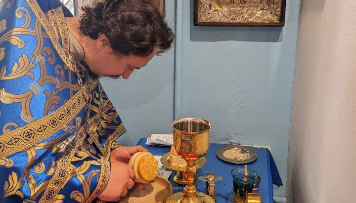 Priest Rostyslav Kalynovskyi. Photo: UOJ