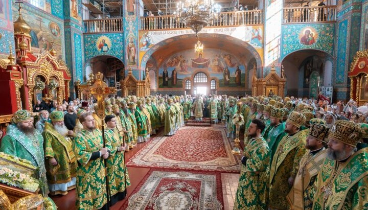 Урочисте богослужіння з нагоди тезоіменитства Предстоятеля Української Православної Церкви. Фото: Офіційний сайт УПЦ